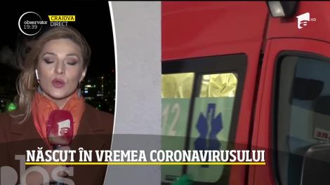 O tânără izolată la domiciliu a născut astăzi în Craiova