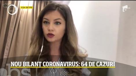 Special Observator: Bilanţul cazurilor de infectare cu coronavirus a ajuns la 64