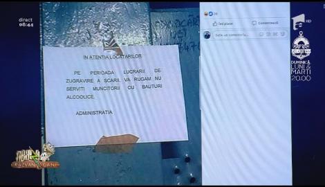 Anunțuri amuzante din scara blocului. De când se stă acasă se lucrează intens pereții: "Cumpăr toate bormașinile și ciocanele din acest bloc"