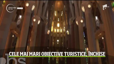 Cele mai importante obiective turistice din Europa se închid din cauza coronavirusului