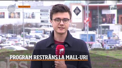 Program restrâns la mall-urile din România: vor funcţiona între orele 12 și 20