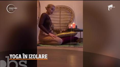 Andreea Pautov ne învață cum să facem yoga acasă