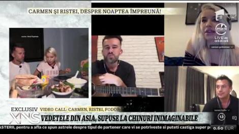 Vedetele din Asia Express, supuse la chinuri inimaginabile! Carmen Grebenișan și Florin Ristei vorbesc de noaptea petrecută împreună