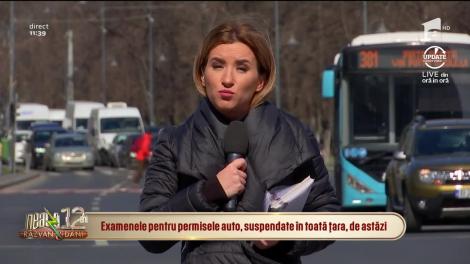 Examenele pentru permise auto, suspendate în toată țara