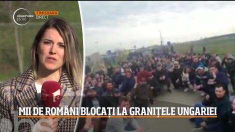 Momente tensionate la graniţa dintre Austria şi Ungaria. Peste 3500 de români așteaptă sunt blocați