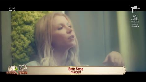 Betty Stroe cântă, la Neatza cu Răzvan și Dani, melodia "Insuficient"