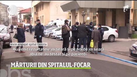 Mărturii șocante din spitalul-focar. Zeci de medici, asistenţi şi pacienţi sunt închişi la Gerota