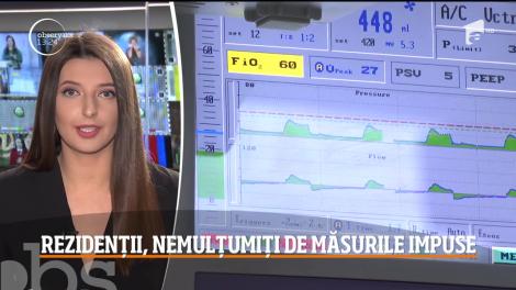 Medicii rezidenţi, nemulțumiți de măsurile impuse