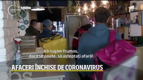 Afaceri în colaps. Restaurantele, mallurile şi cafenelele, închise de coronavirus
