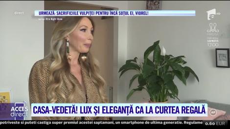 Bianca Marca, lux şi eleganţă ca la curtea regală! Cum arată casa în care se filmează reclame pe bandă rulantă