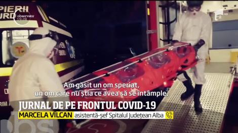 Cum e să priveşti în ochi un om bolnav de coronavirus: „Un om speriat, un om care nu ştia ce avea să se întâmple”