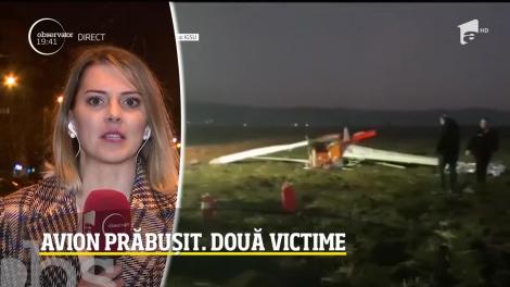 Avion prăbușit soldat cu victime, în Arad