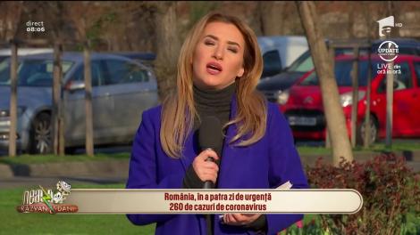 România, în a patra zi de urgenţă! 260 de cazuri de coronavirus