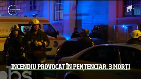Incendiu violent la Penitenciarul Satu Mare. Trei deţinuţi au murit arşi de vii