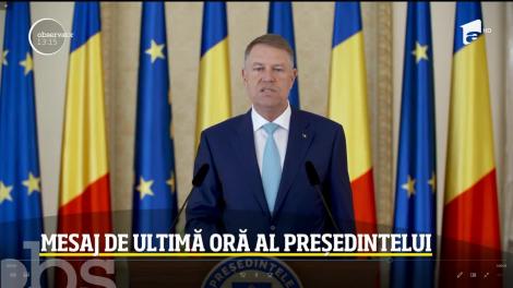 Președintele Klaus Iohannis, mesaj pentru români: „Doar împreună vom reuși”