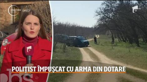 Gest extrem în Mehedinți. Un polițist s-a împușcat în timpul serviciului