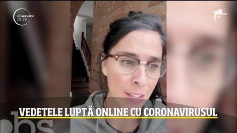 Vedetele de peste ocean luptă online cu coronavirusului