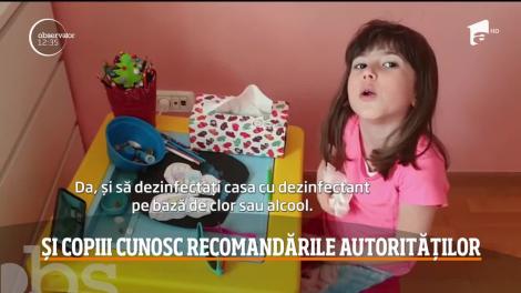 Copiii știu care sunt recomandările autorităților și cum trebuie să se protejeze de coronavirus