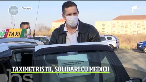 Taximetriștii oferă curse gratuite cadrelor medicale. Aceștia îi duc acasă și de acasă la spital