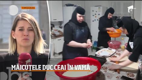 O mână de măicuțe mărinimoase duc ceai în vamă medicilor