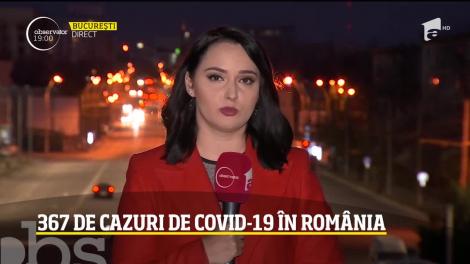367 de cazuri de Covid-19 în România, dintre care trei sunt extrem de grave