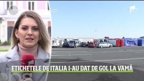Familie inconștientă, dață de gol de etichete în vamă. Cum au fost sancționați