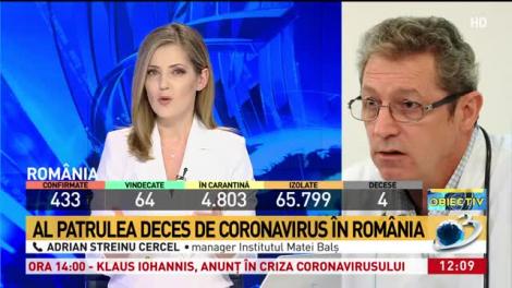 "În mai putin de o lună ajungem ca Italia. Nouă apa și săpunul ne lipsesc!" Medicul Adrian Streinu Cercel, reacție dură în fața românilor