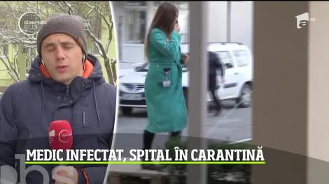Medic depistat pozitiv cu coronavirus la Spitalul Județean Sf. Gheorghe
