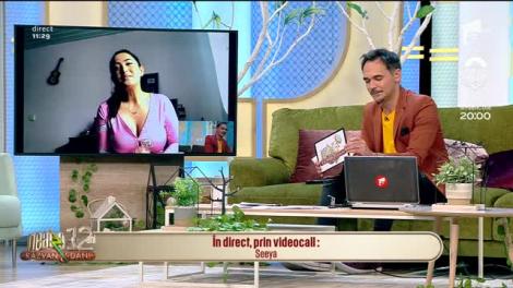 Artista Seeya, îmbrăcată extrem de sexy, chiar dacă este în autoizolare! Răzvan Simion: Aia e pijamaua ta, dormi cu ea?