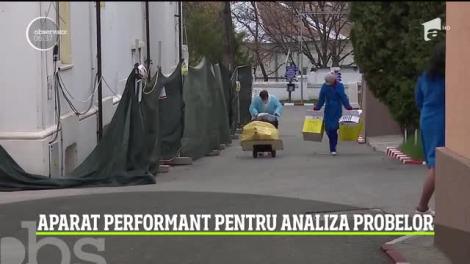 Aparat performant pentru analiza probelor COVID-19, la spitalul de Boli Infecţioase din Iaşi