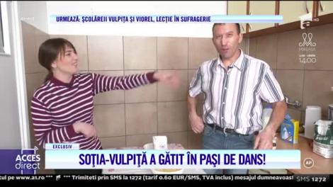 Soția Vulpita, dans incendiar în bucătărie! Veronica a făcut totul ca să-l cucerească pe Viorel