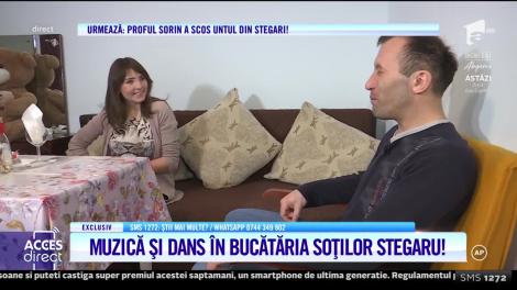 Muzică și dans în bucătăria soților Stegaru!
