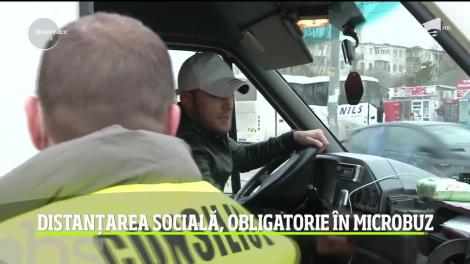 Distanța socială, obligatorie în microbuzele din Prahova