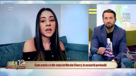 Cum arată o zi din viața lui Nicole Cherry, la izolare! „Stau în casă cu pisica și prietenul meu! M-am apucat de gătit” – VIDEO