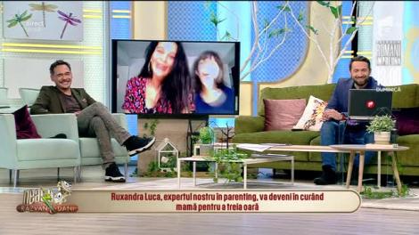 Ruxandra Luca, expert în parenting, mamă eroină: Când vin la emisiune mă relaxez, acasă e nebunie