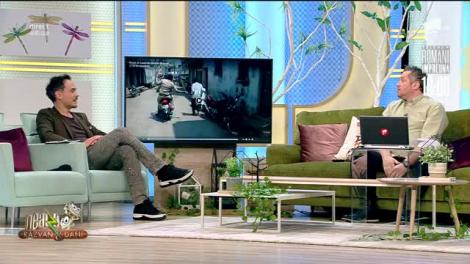 VIDEO. Cum a încercat un bunic din România să fenteze carantina. „Pare că a prins Marea Unire”