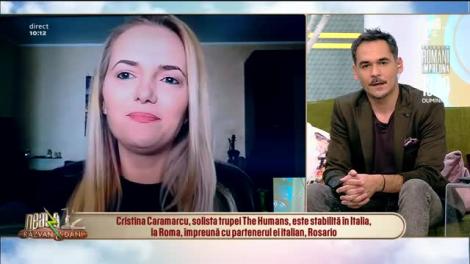 Cristina Caramarcu, solista trupei The Humans, izolată la domiciliu în Italia: Nu am ieșit din casă de zece zile!