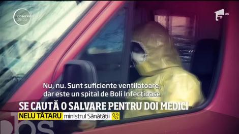 Două cadre medicale testate pozitiv se zbat între viaţă şi moarte