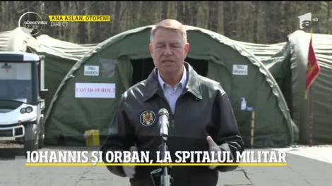 Declaraţiile lui Iohannis, dupa vizita de la spitalul de campanie