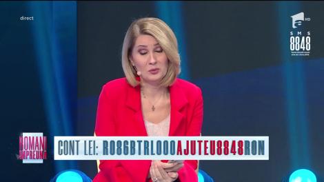 „Români Împreună” - Are șapte ani și e bolnav de cancer. A sunat la teledon și și-a donat toată alocația