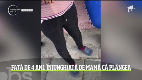 Cine este femeia care și-a înjunghiat fiica de patru ani. Micuța a fost conștientă după incident: ”Nu vreau să vină Poliția la mami!”