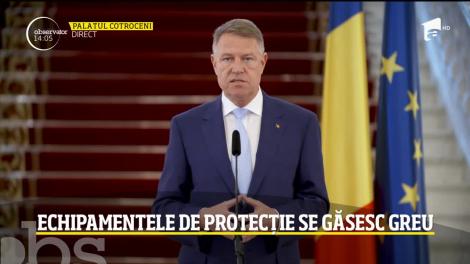 Președintele Klaus Iohannis, noi declarații: România va produce echipamente de protecție
