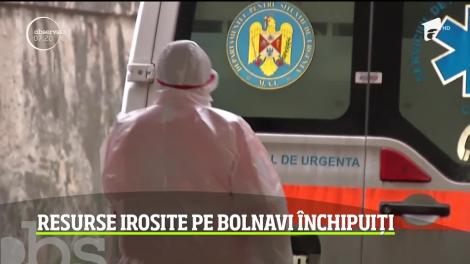 Coronavirus în România. Cum se irosesc resurse medicale, pe bolnavi închipuiţi! VIDEO