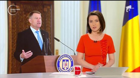Preşedintele Klaus Iohannis a făcut încă un apel către români, să fie responsabili şi să respecte întocmai restricţiile