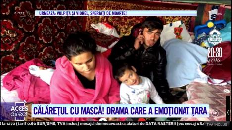 Imagini în direct din casa lui Sergiu, tânărul din Iași care a mers călare ca să ajungă la bebeluşul lui nou-născut | Video