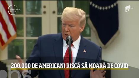 Două sute de mii de americani ar putea muri din cauza pandemiei de coronavirus