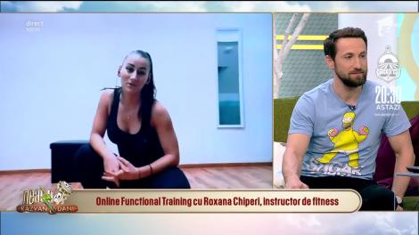 Online Functional Training cu instructorul de fitness Roxana Chiperi
