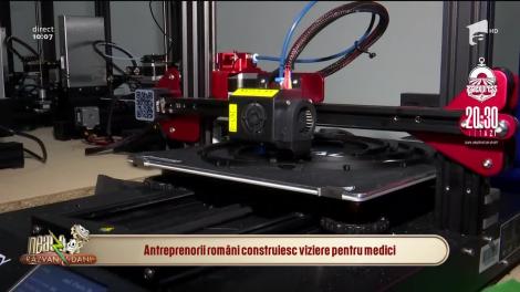 Antreprenorii români construiesc viziere pentru medici