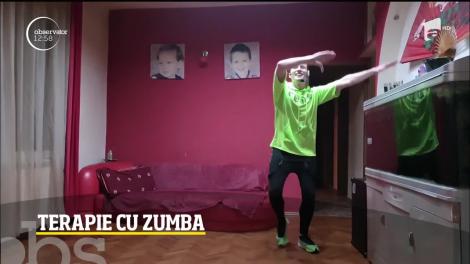 Andrei Oşanu, terapie cu zumba în izolare