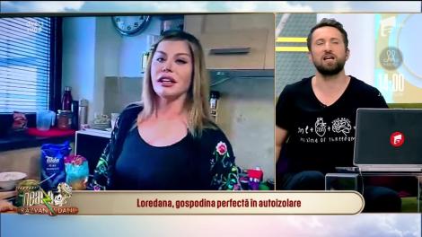 Loredana nu se plictisește în autoizolare! Are o bară în living!